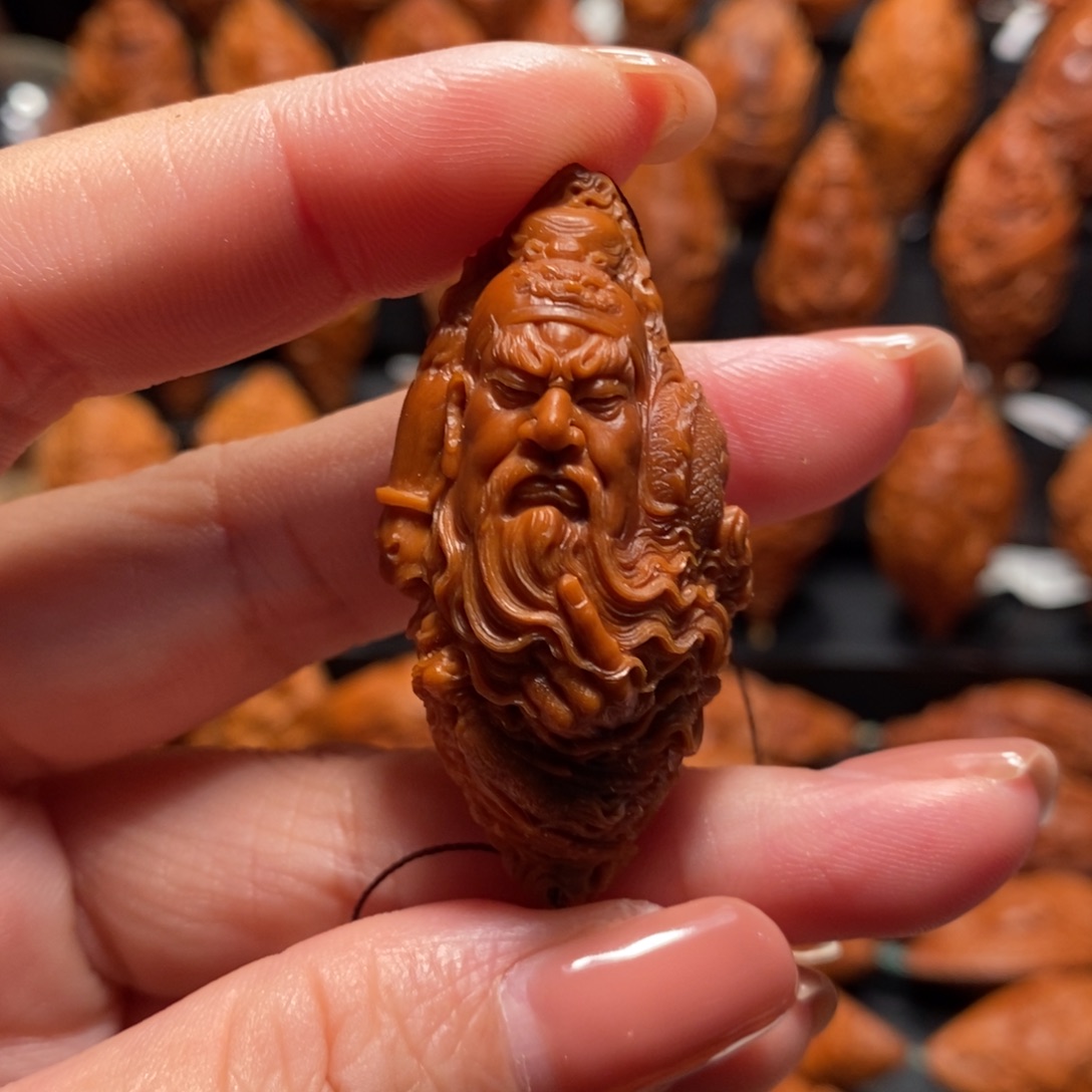 的***郭手串/手链橄榄核御龙关羽