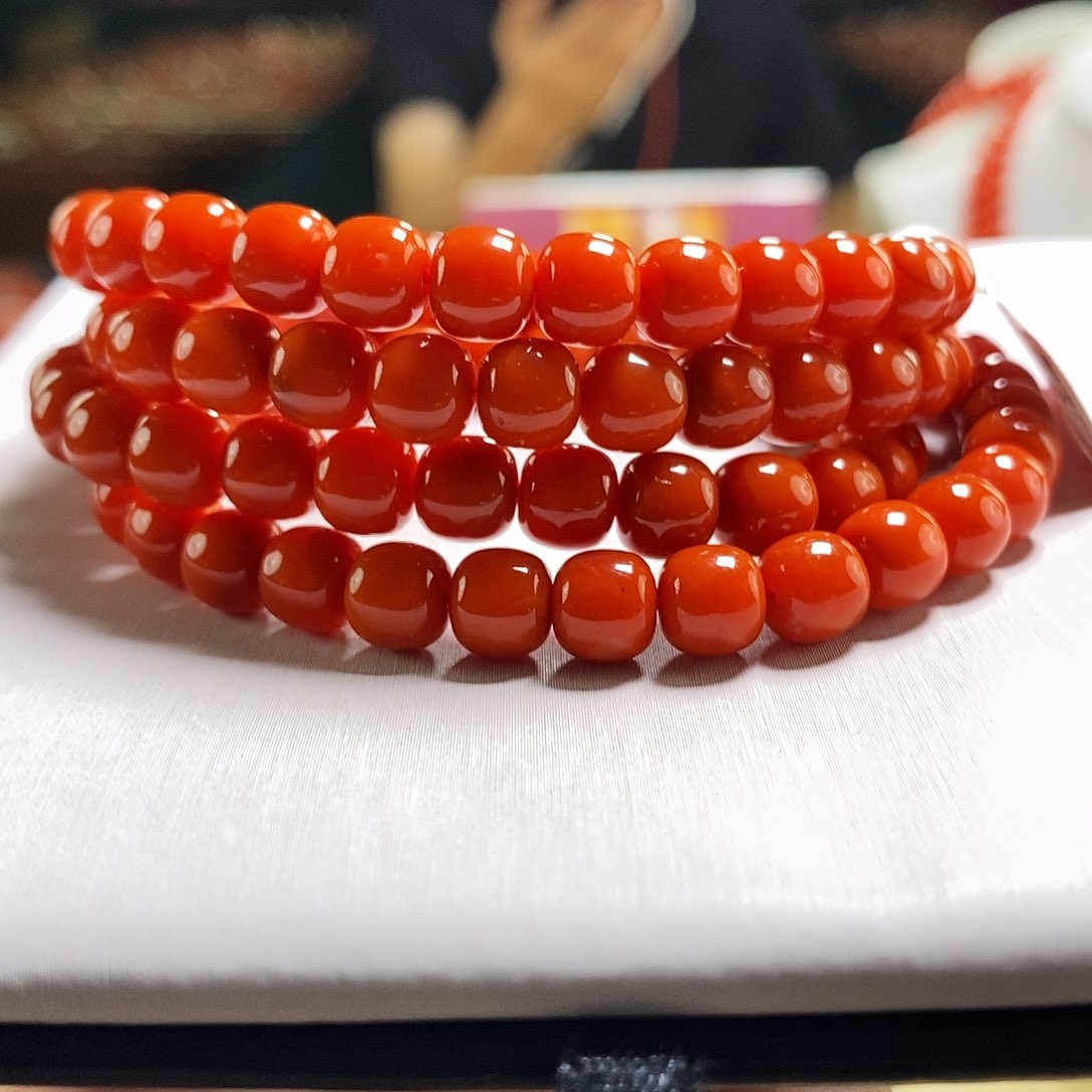 未镶嵌云端  7mm  多样性发一南红玛瑙