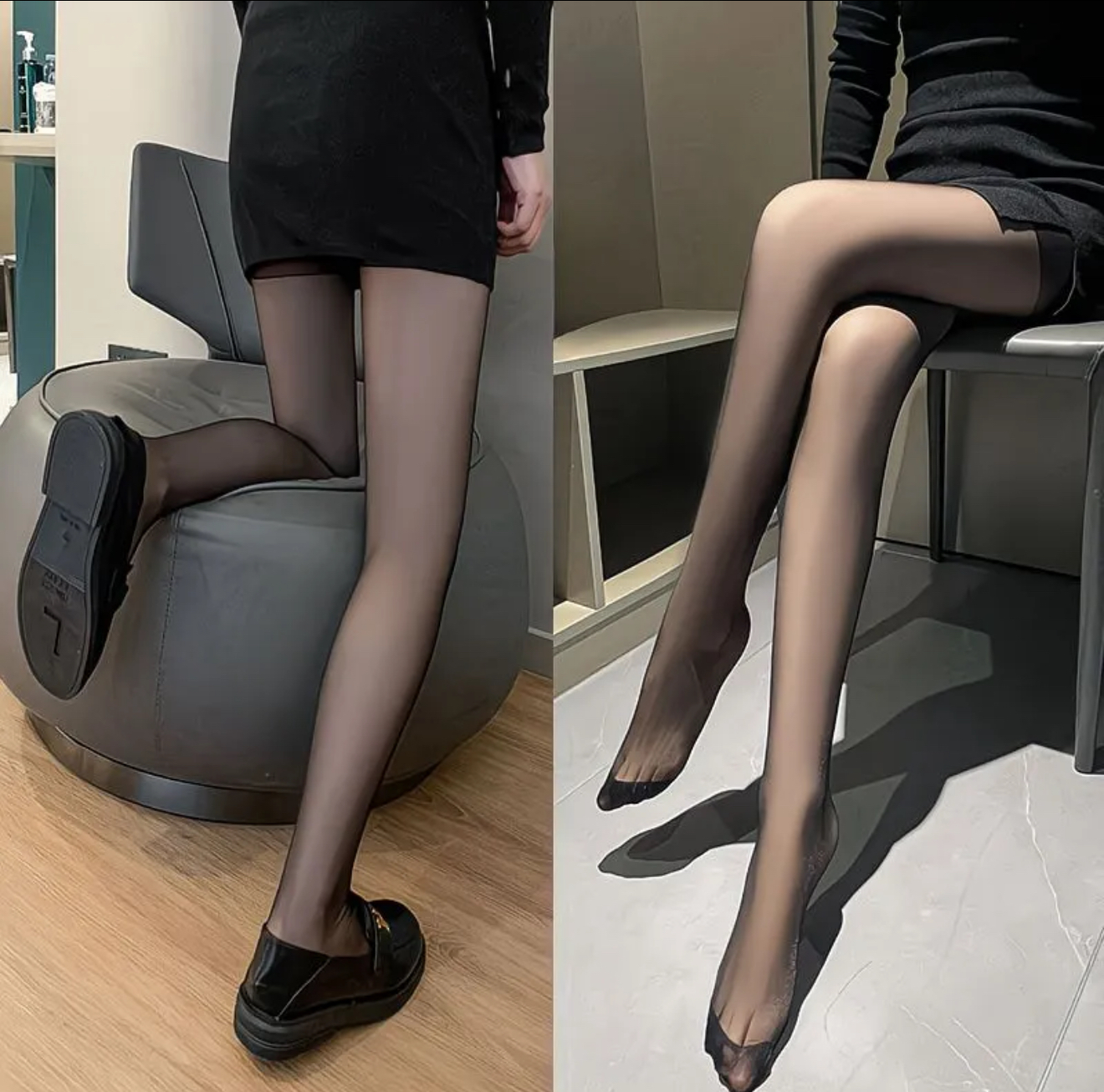 【可可专属】透肤光腿神器肉丝黑丝袜打底袜「拆开不退不换」