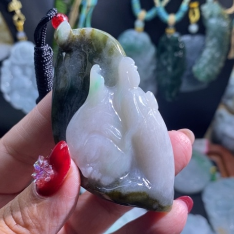 【闪购商品】颈饰未镶嵌翡翠观音