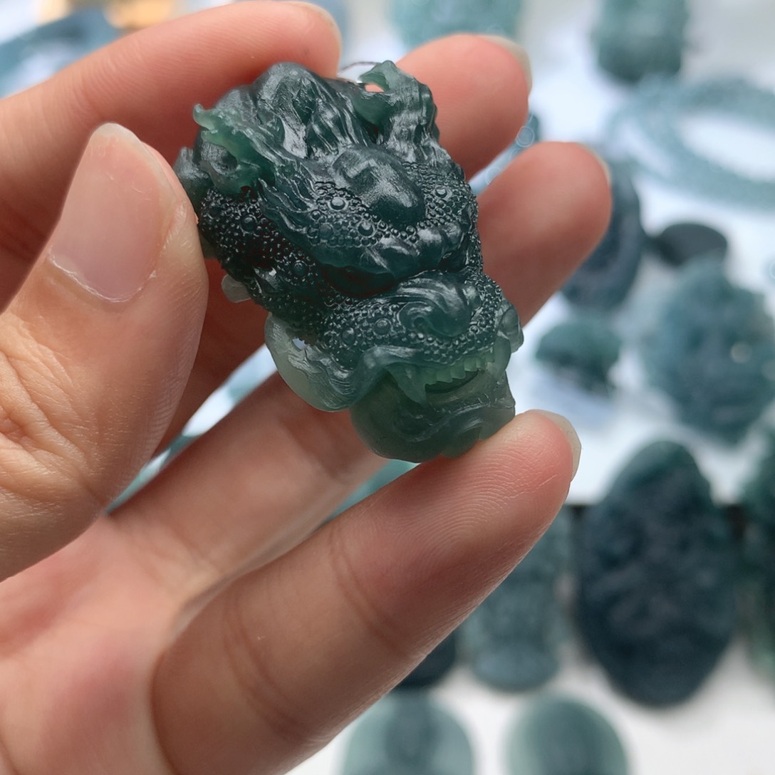 定制翡翠未镶嵌毛货不退不换