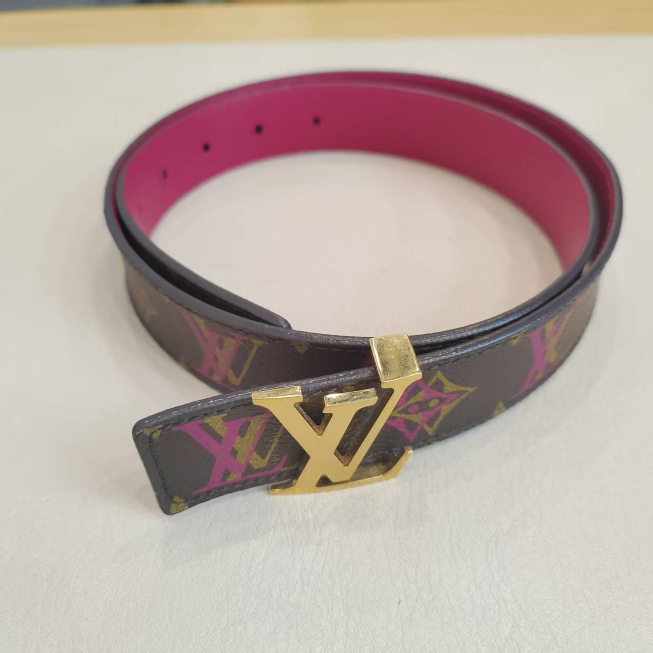 95新 LouisVuitton/路易威登 老花皮带80cm/251124WQQ6Z02