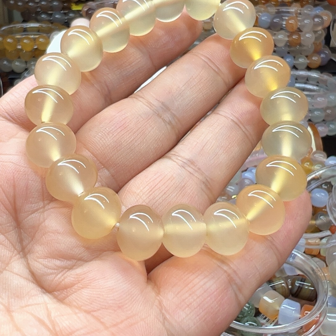 岁***.玛瑙/玉髓未镶嵌手链