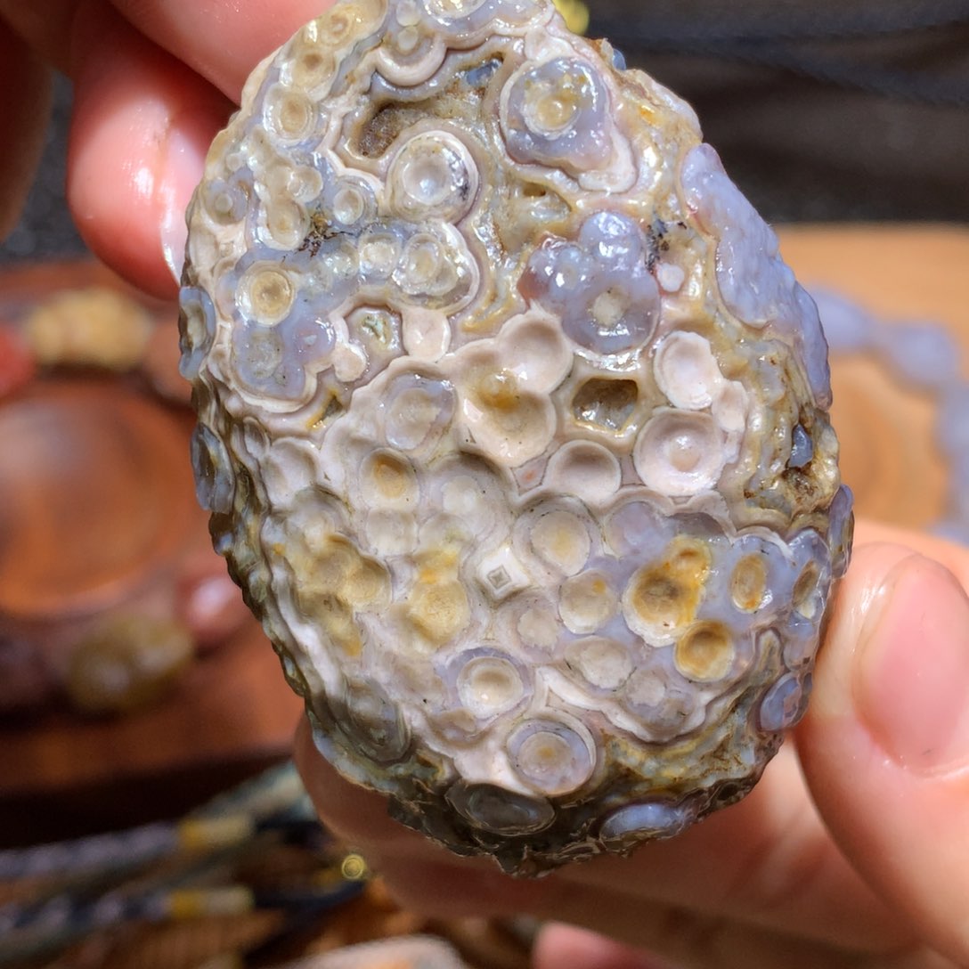 未镶嵌玛瑙/玉髓珠宝半成品