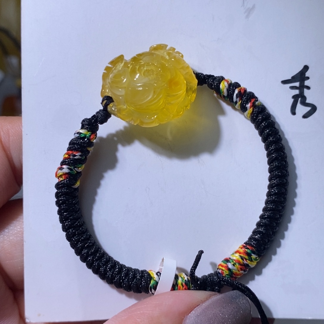 琥珀珠宝奇石银S925镶嵌