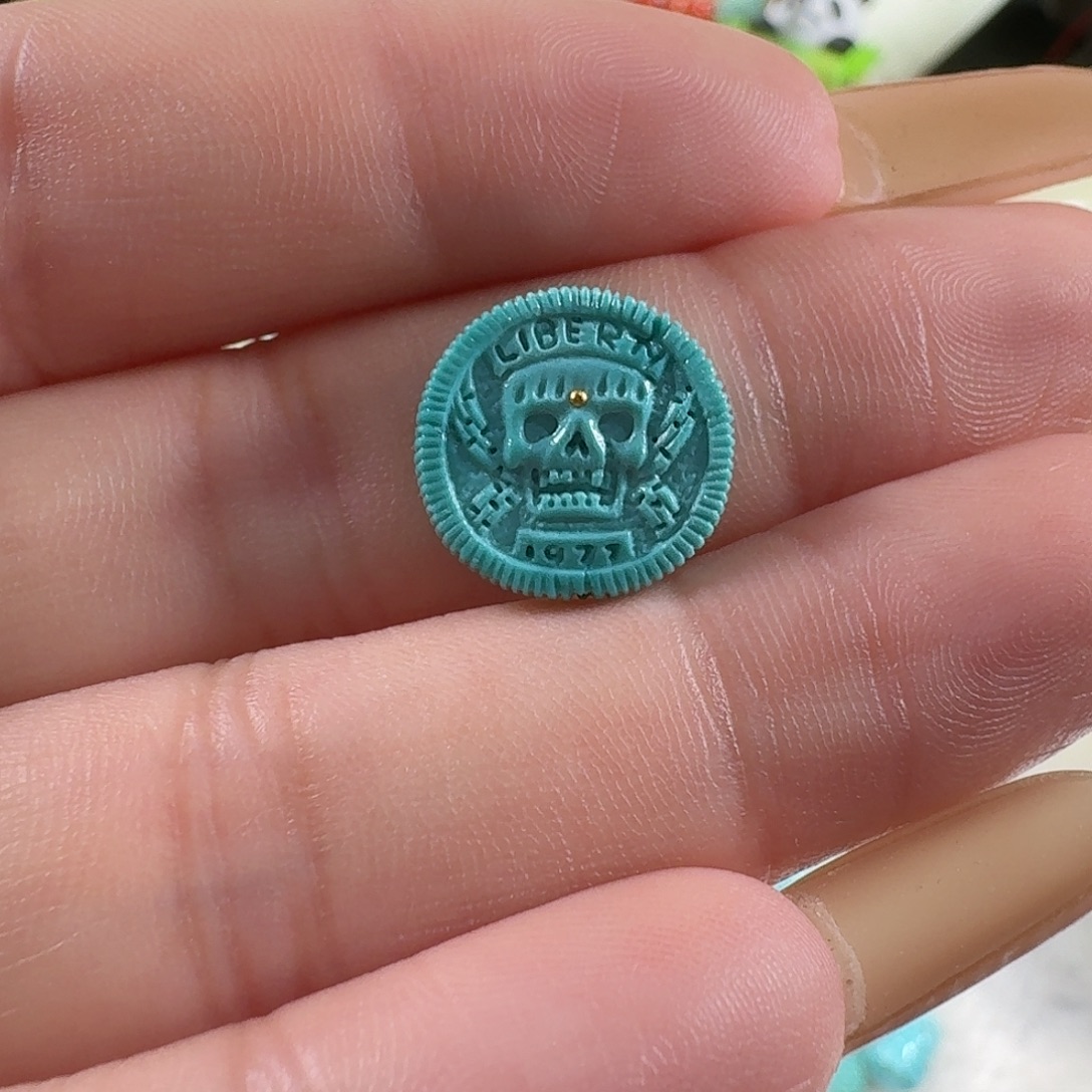 千***龙绿松石未镶嵌颈饰