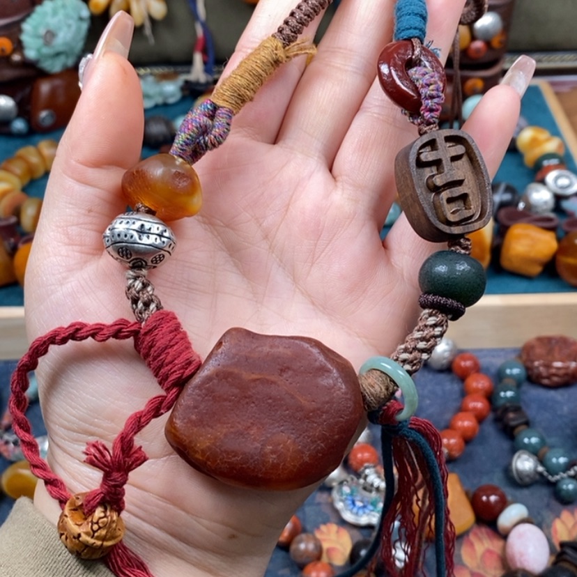 【闪购商品】蜜蜡颈饰未镶嵌项链