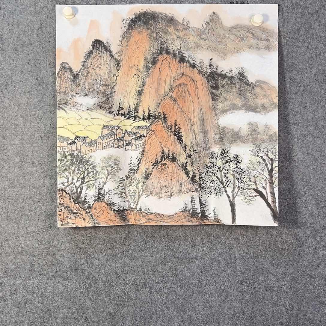 国画739 花鸟在此处飞翔了数千