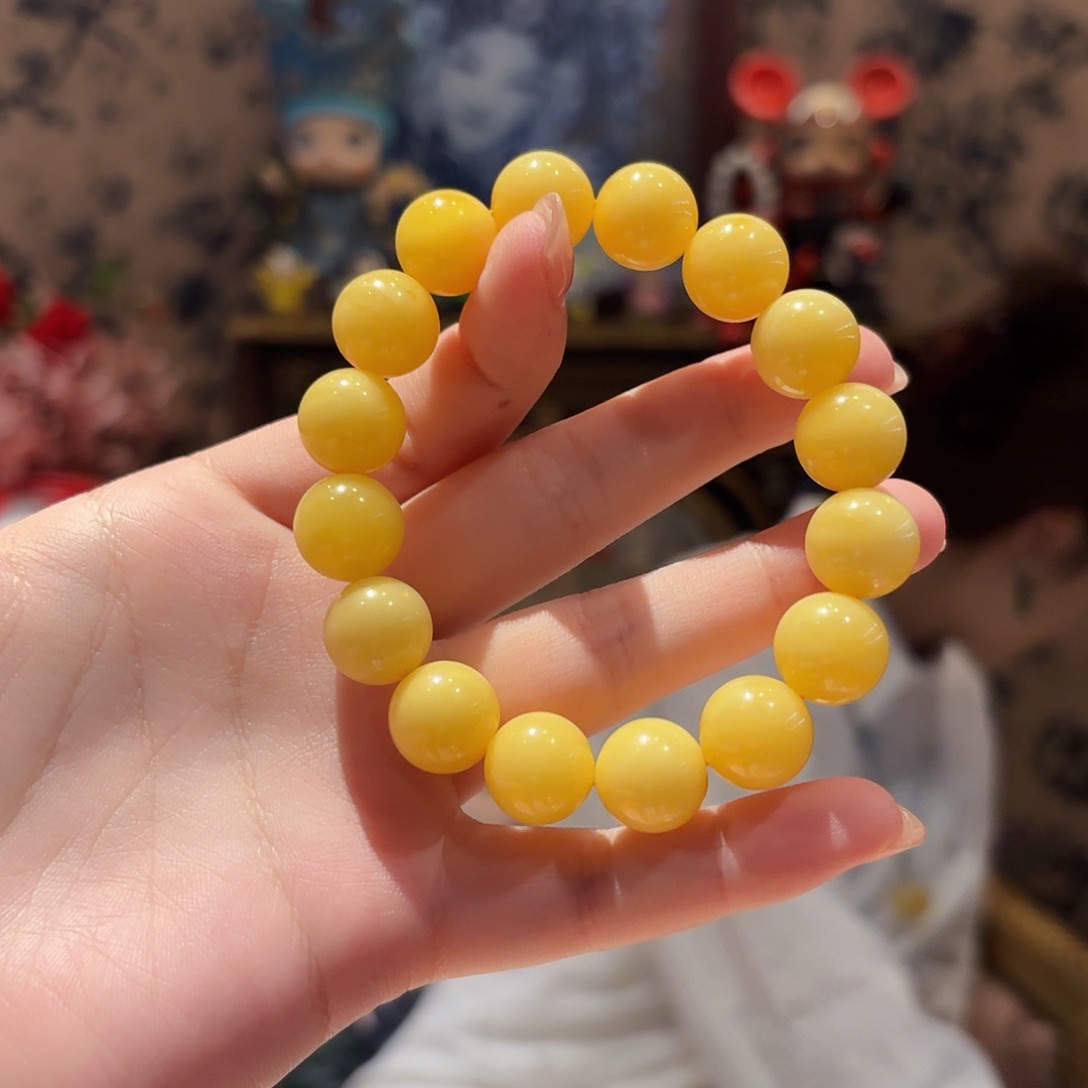 蜜蜡手串未镶嵌2号