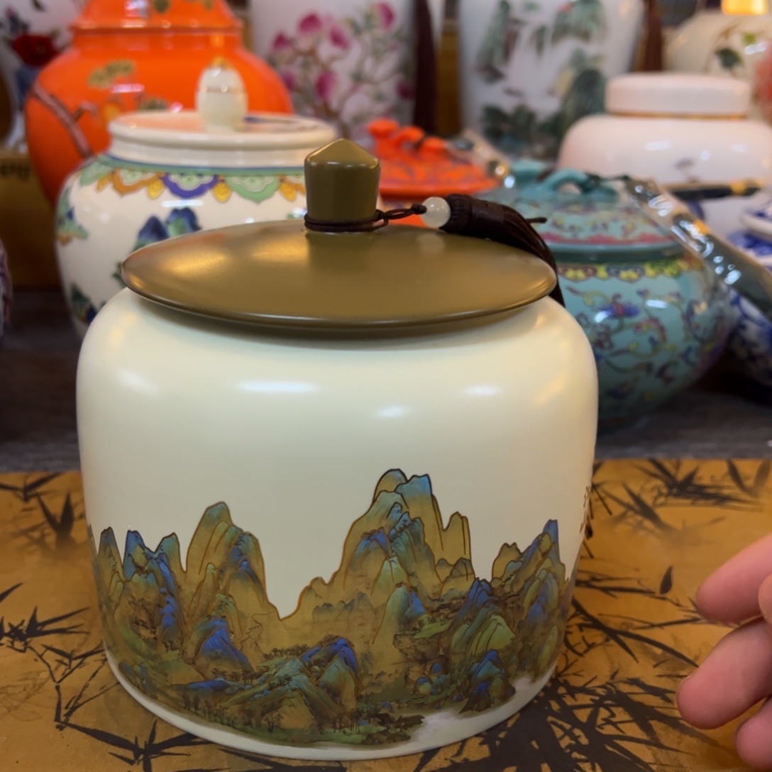 高端款家用茶叶罐