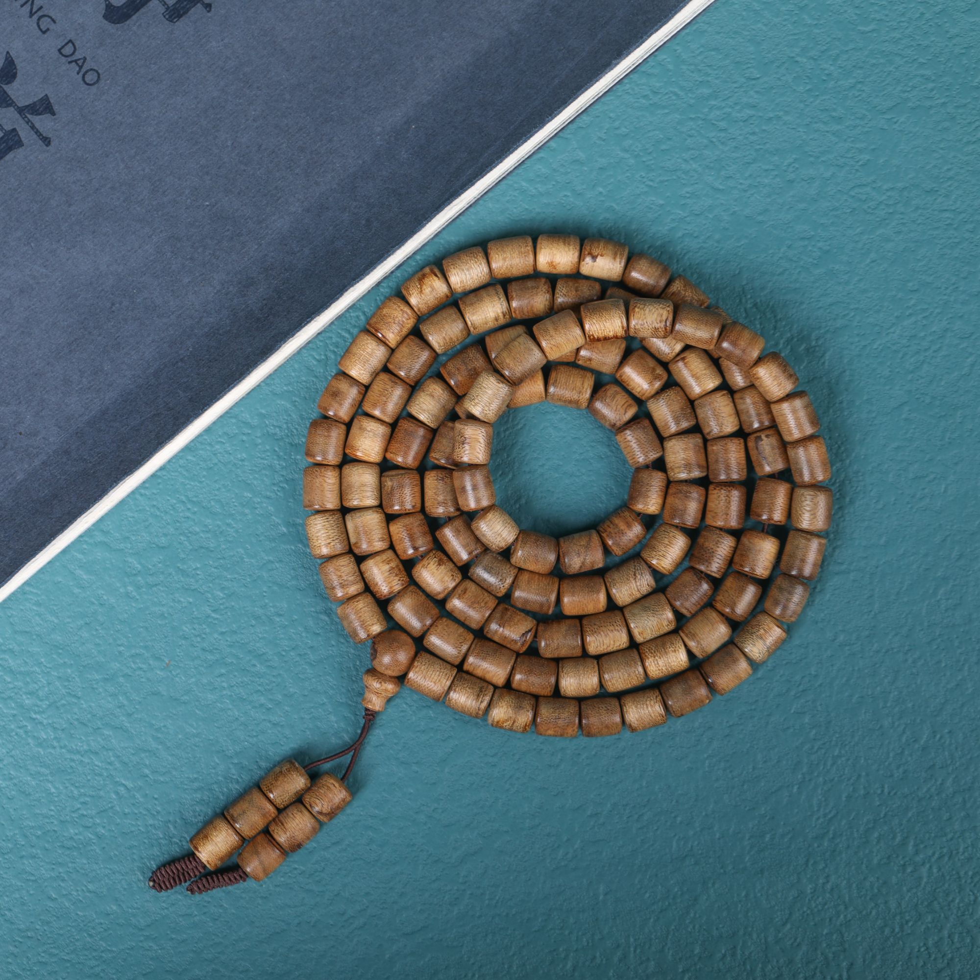 【0元起拍】马来西亚沉香30克8mm桶珠手串多圈 正区天然