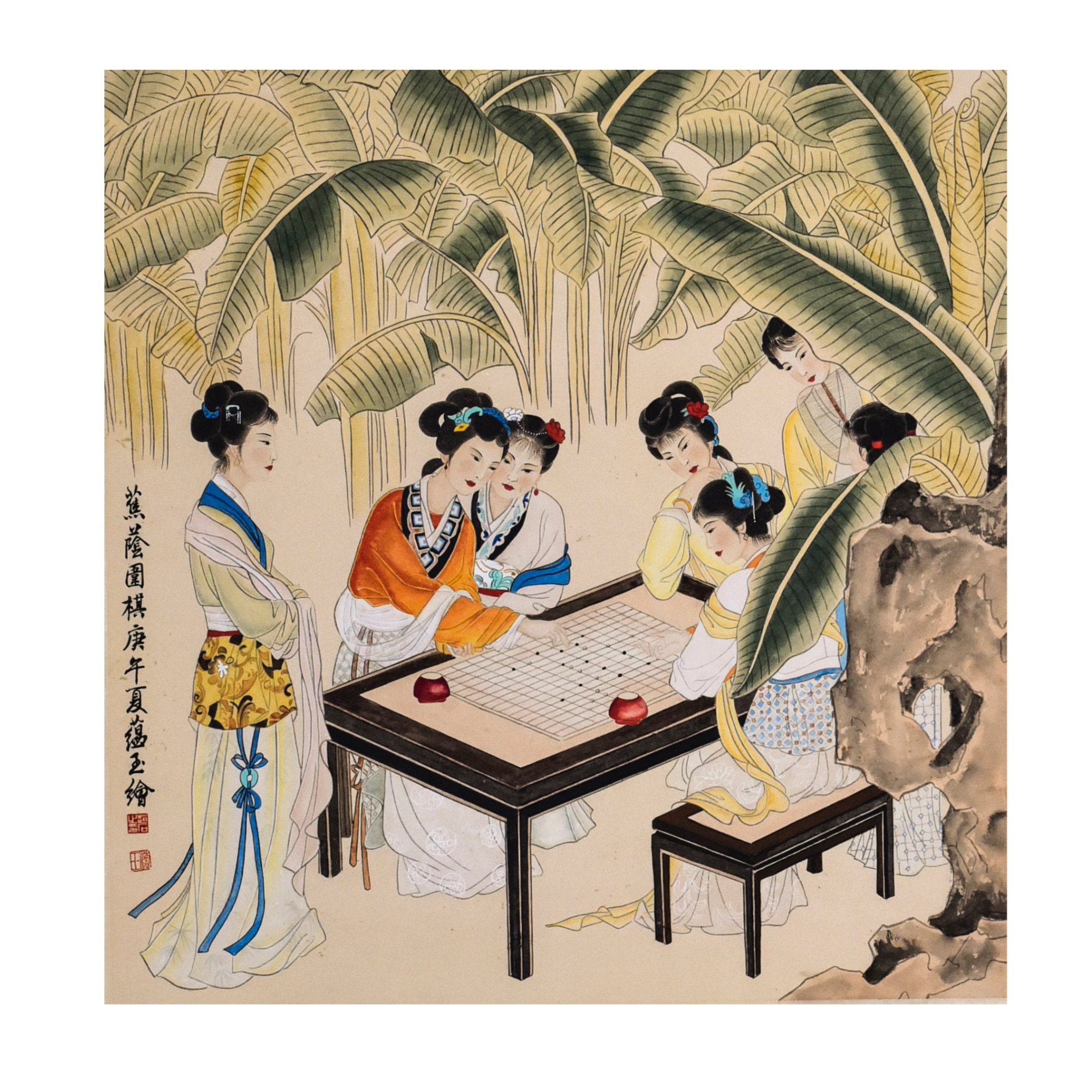 Lot 2213 赵蕴玉《人物画》68cm*65cm