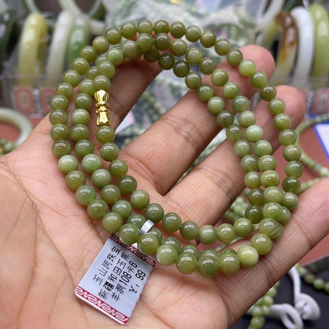 和田玉未镶嵌项链卡6