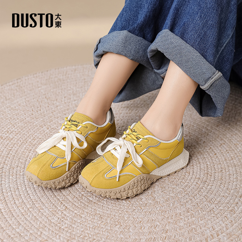 大东平底透气阿甘鞋小众舒适轻便休闲女鞋户外时尚百搭鞋子女0769