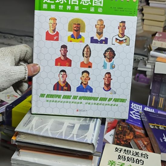 足球信息图精装库存书