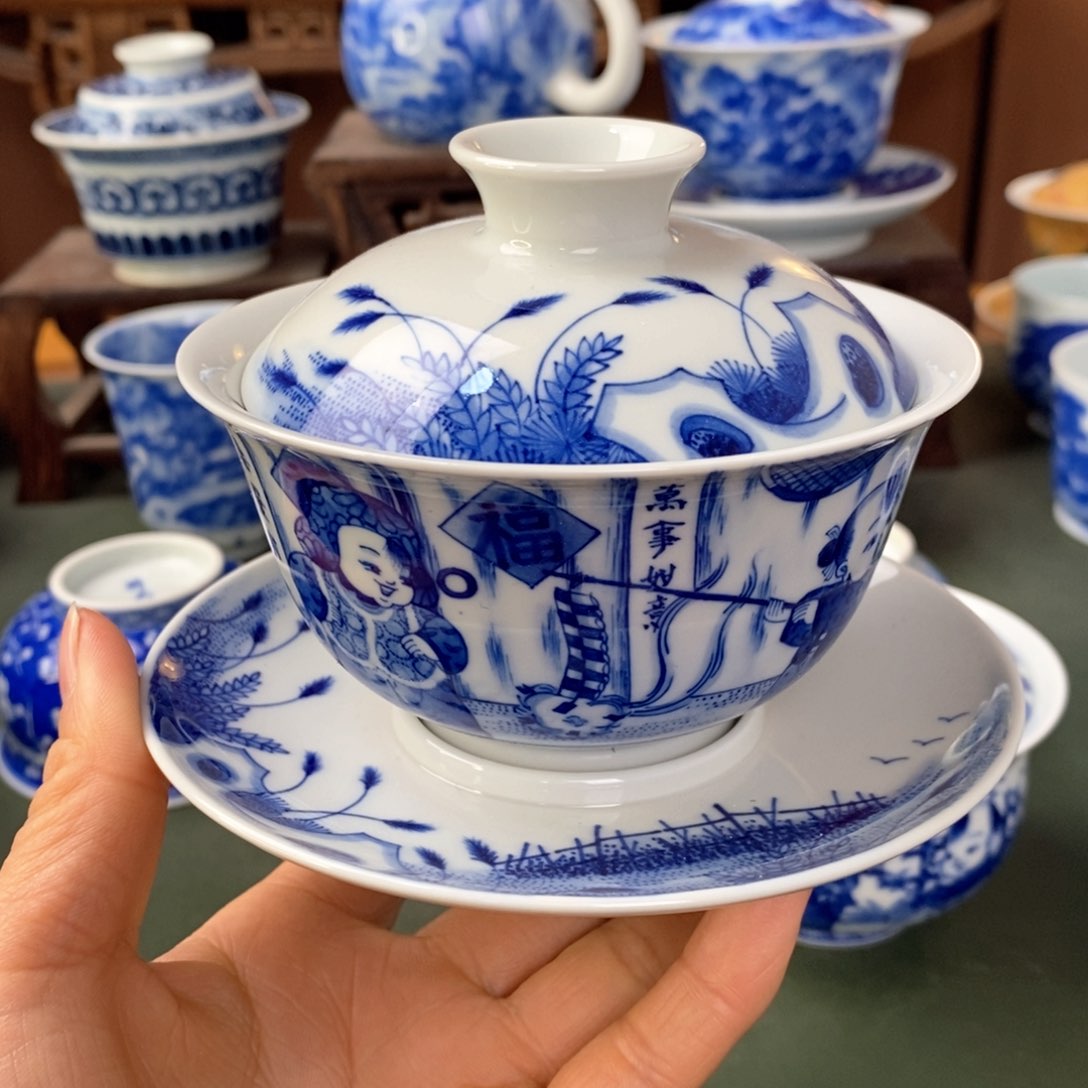 杯景德镇陶瓷手工手绘