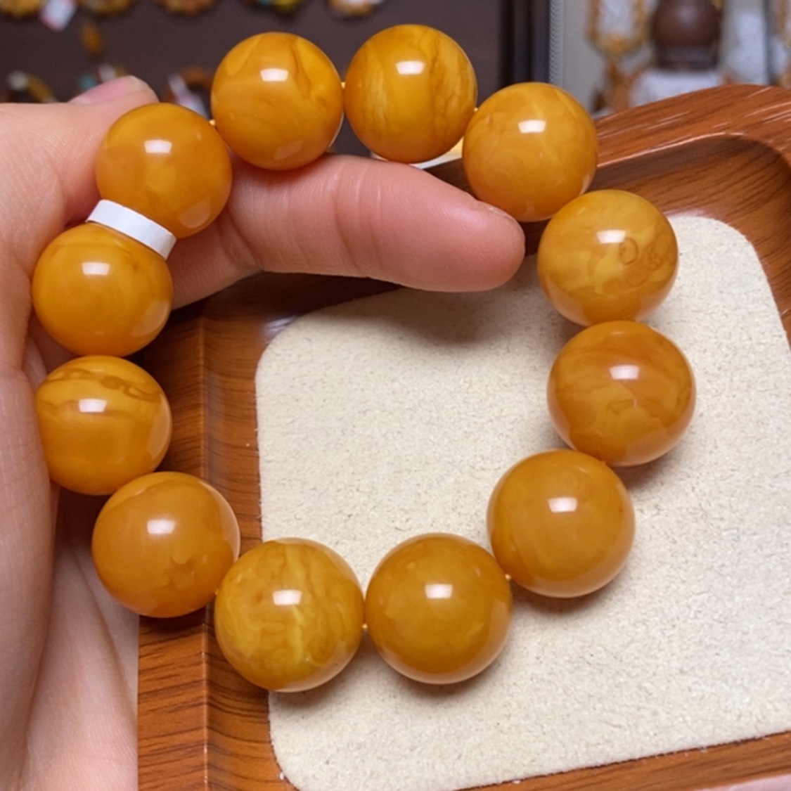 【闪购商品】手链蜜蜡未镶嵌手串