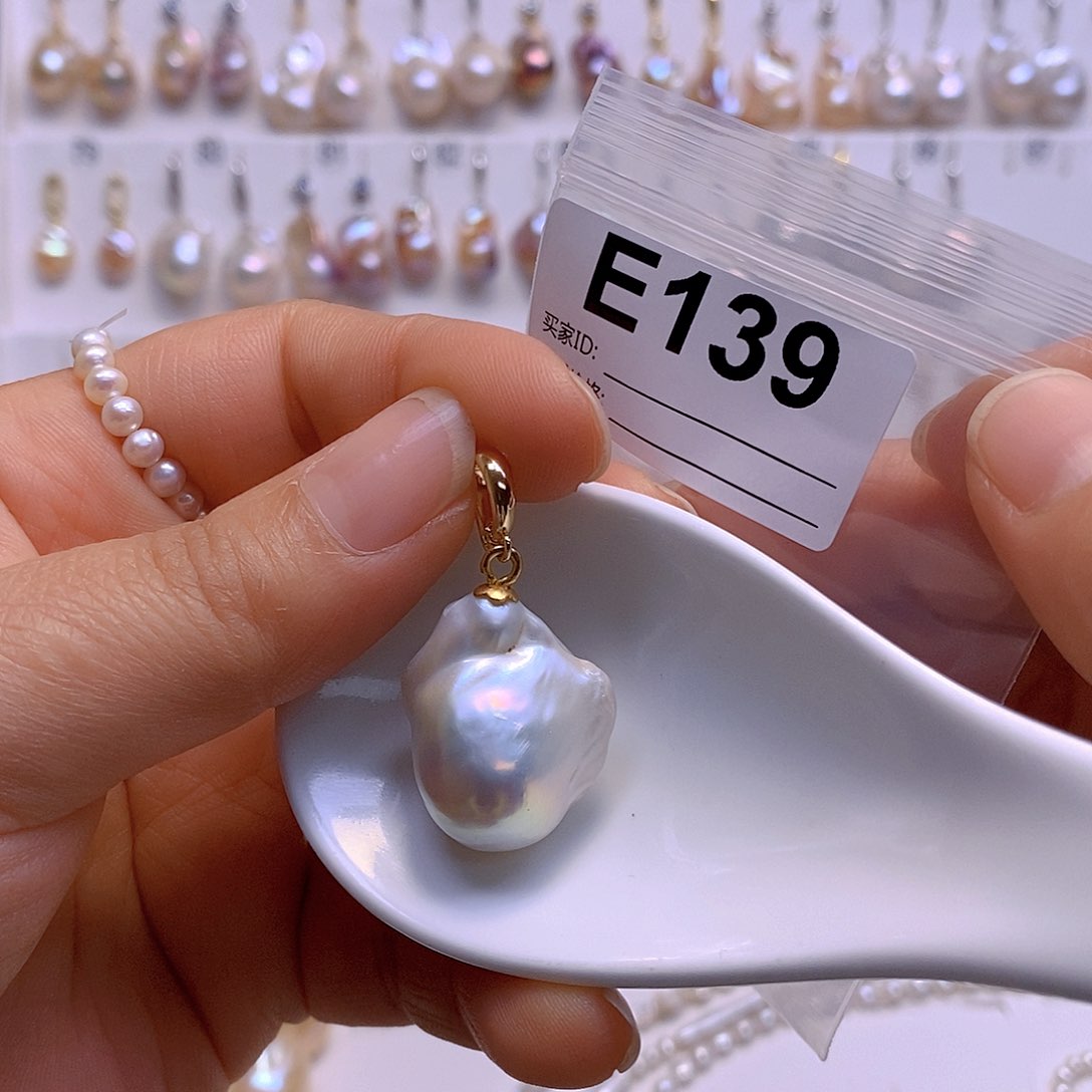 淡水珍珠颈饰银S925镶嵌