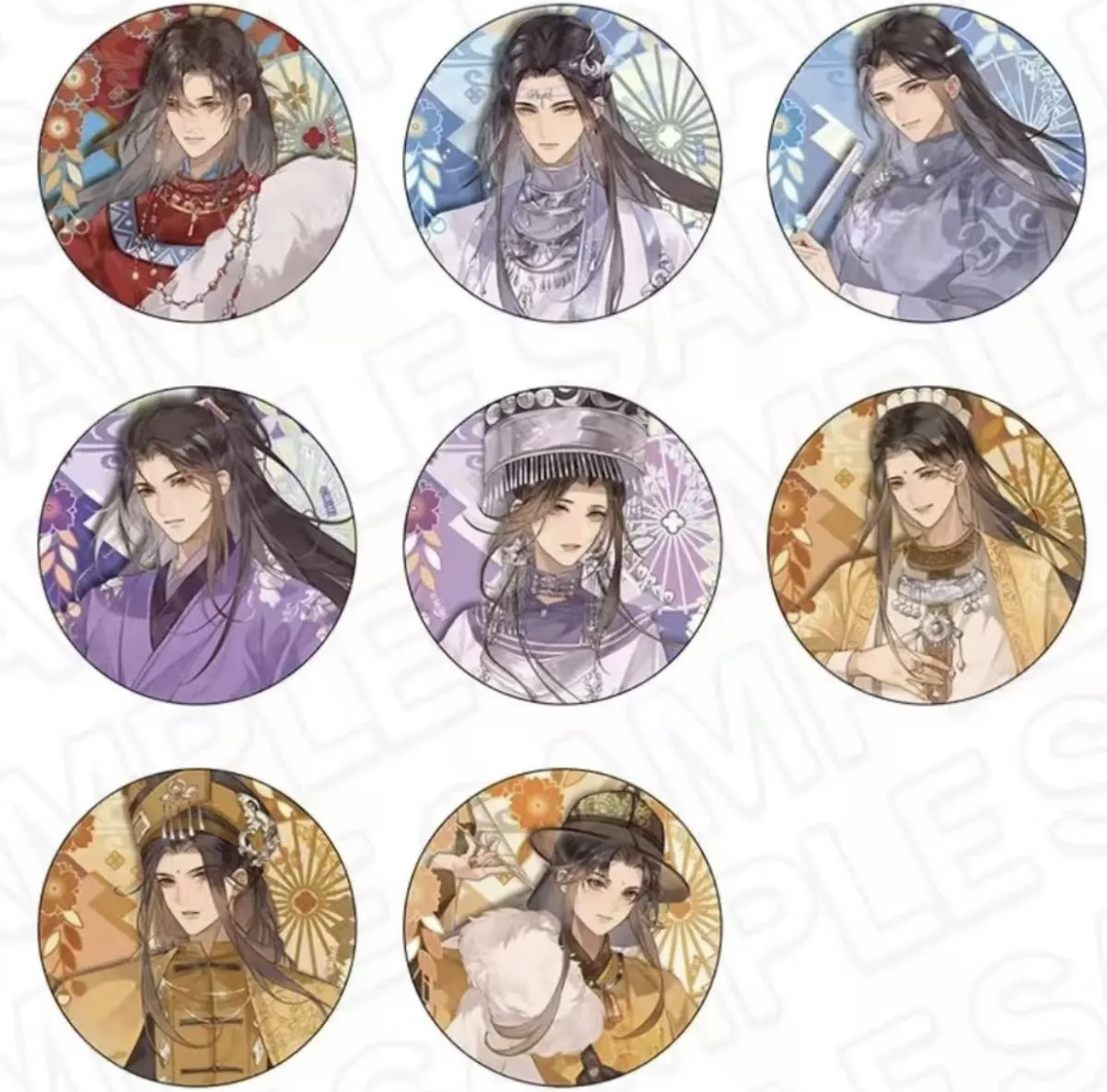 魔道祖师茶屋风月同天吧唧