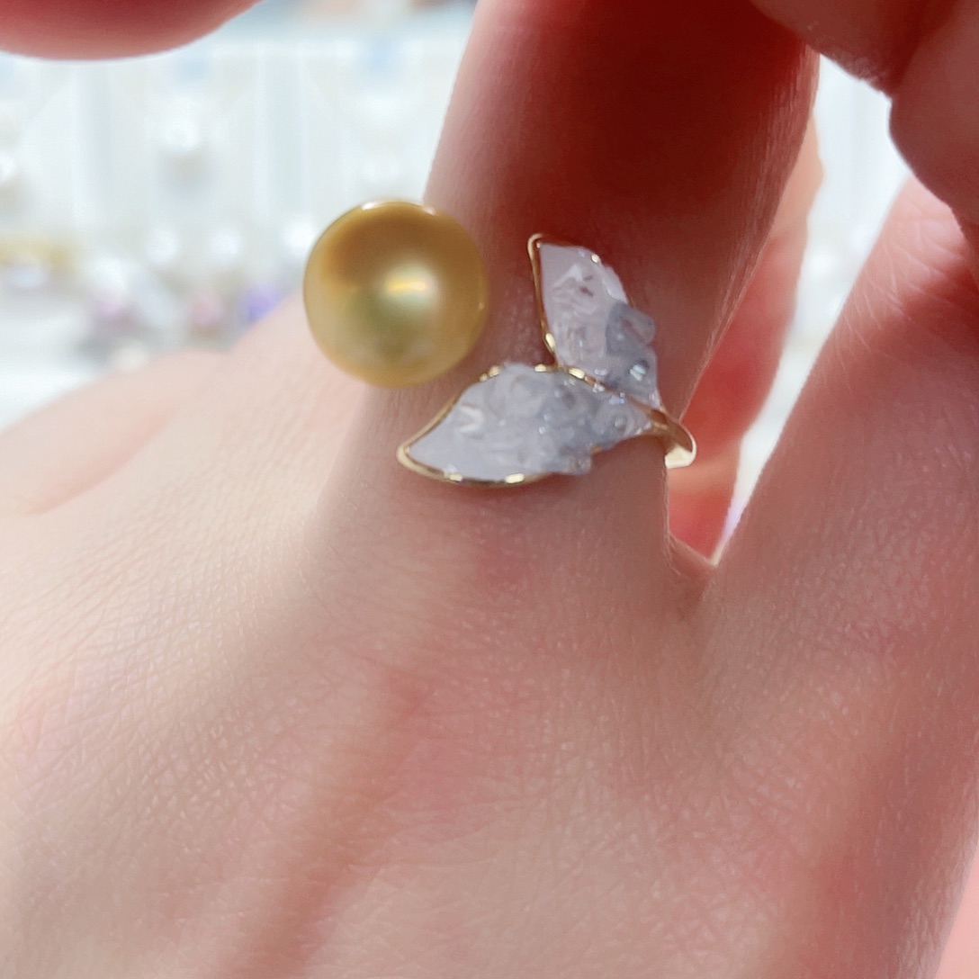 淡水珍珠颈饰合金