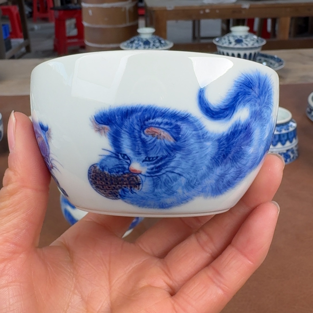 杯景德镇陶瓷手工手绘