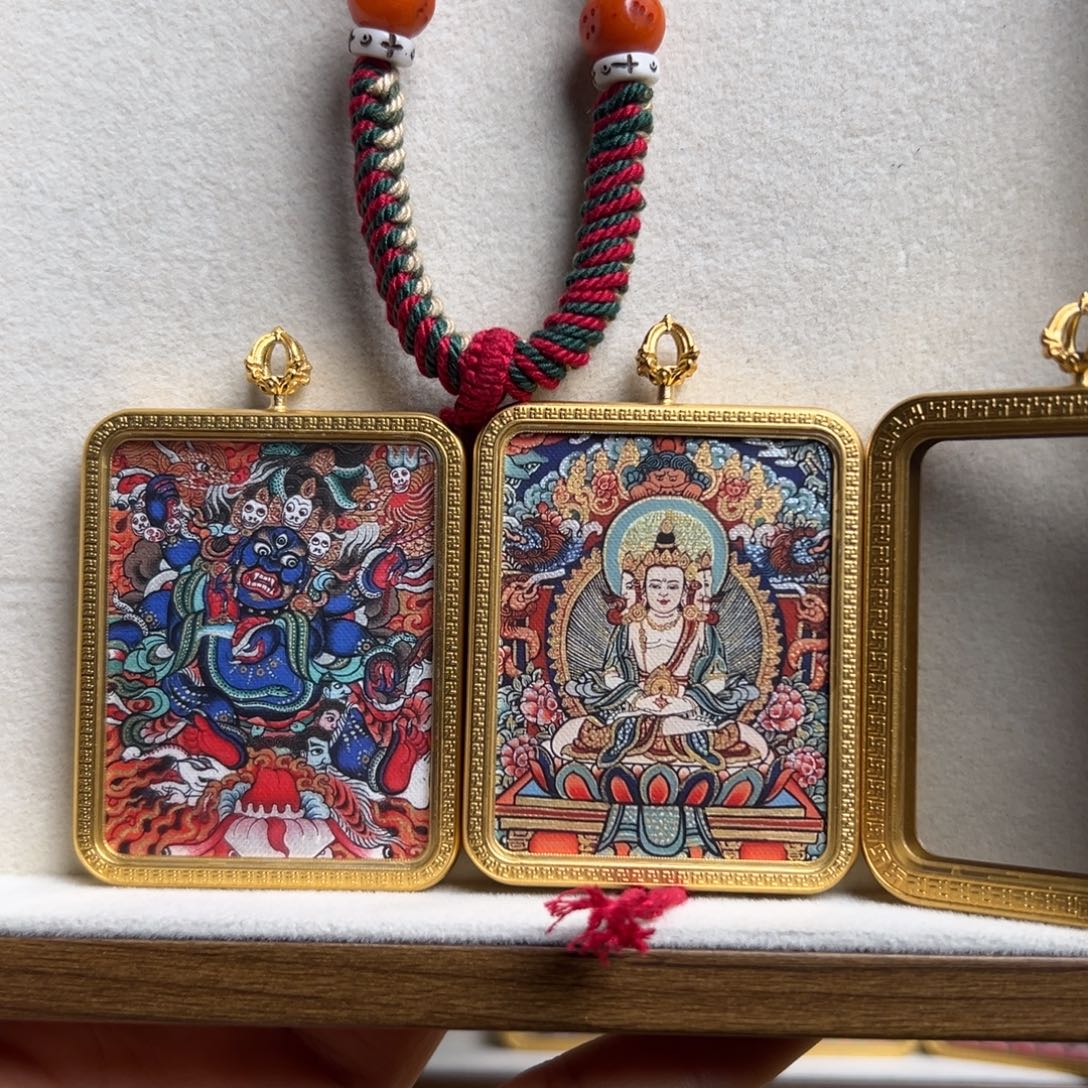 _***涛吊坠双面定制 大黑 大日