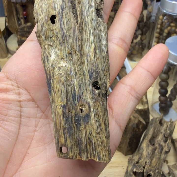 虫漏手把玩件18克加