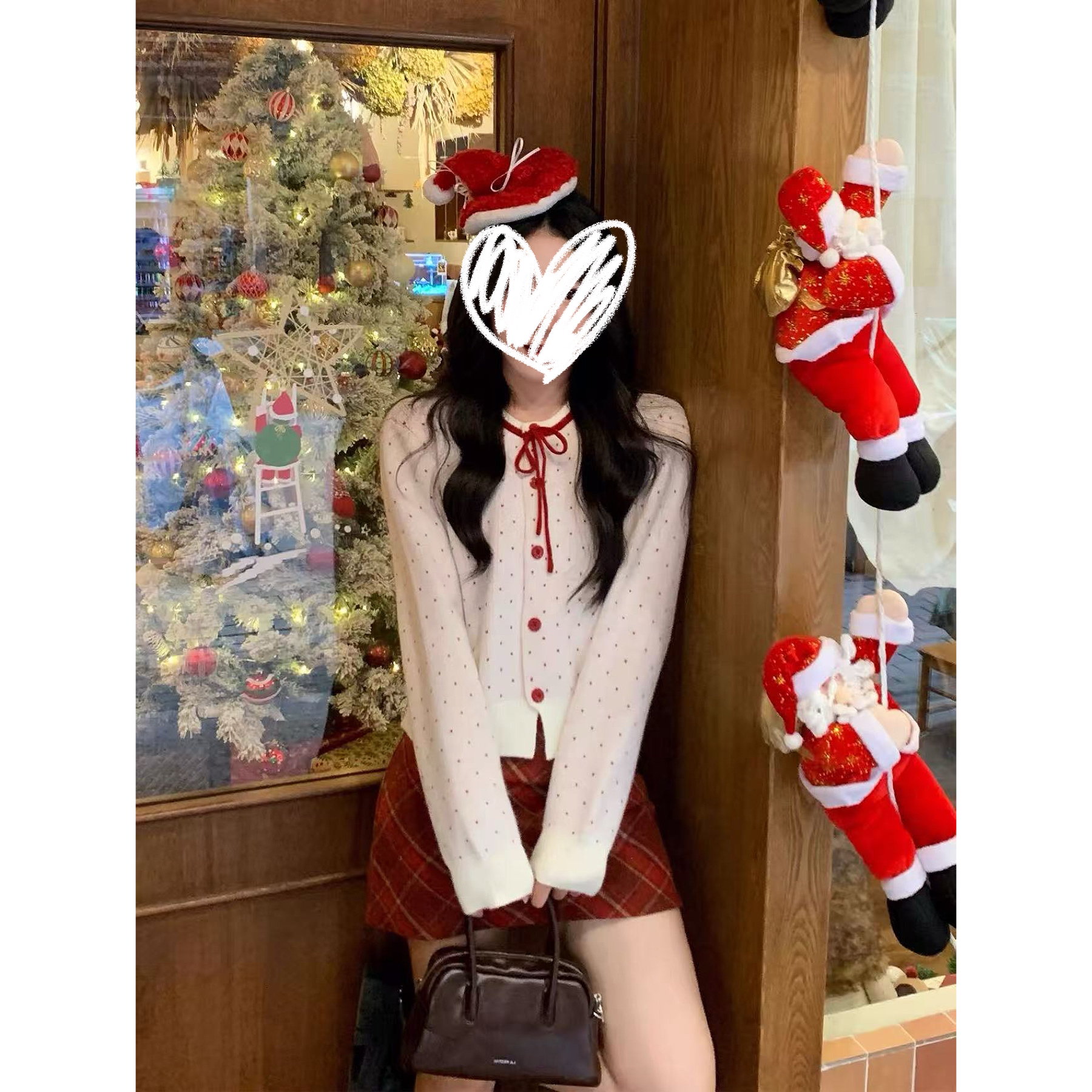 MS@S6831 韩系时尚百搭蝴蝶结毛衣 12-30