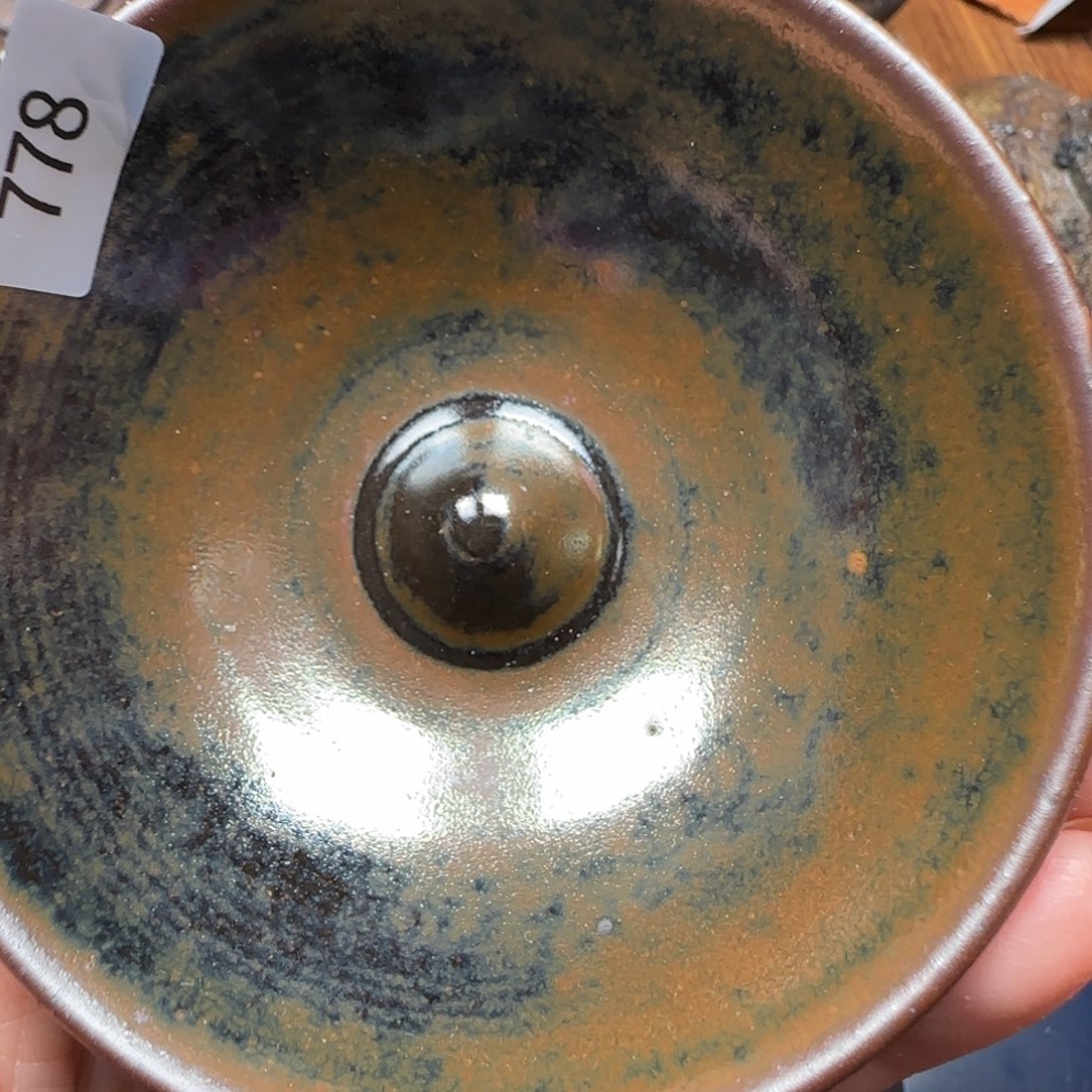 柴烧建盏茶盏茶杯778