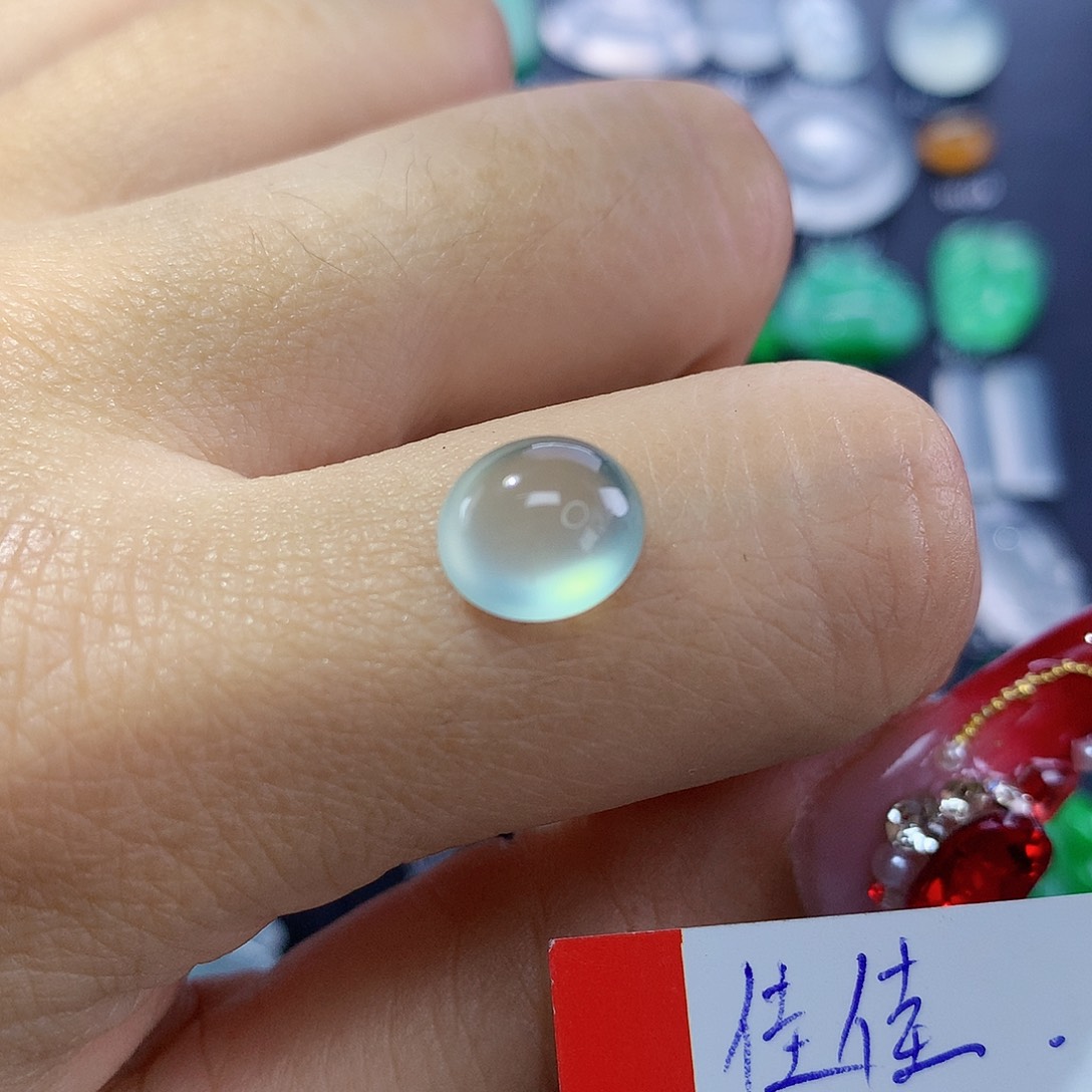 翡翠颈饰未镶嵌纯天然缅甸a货翡翠