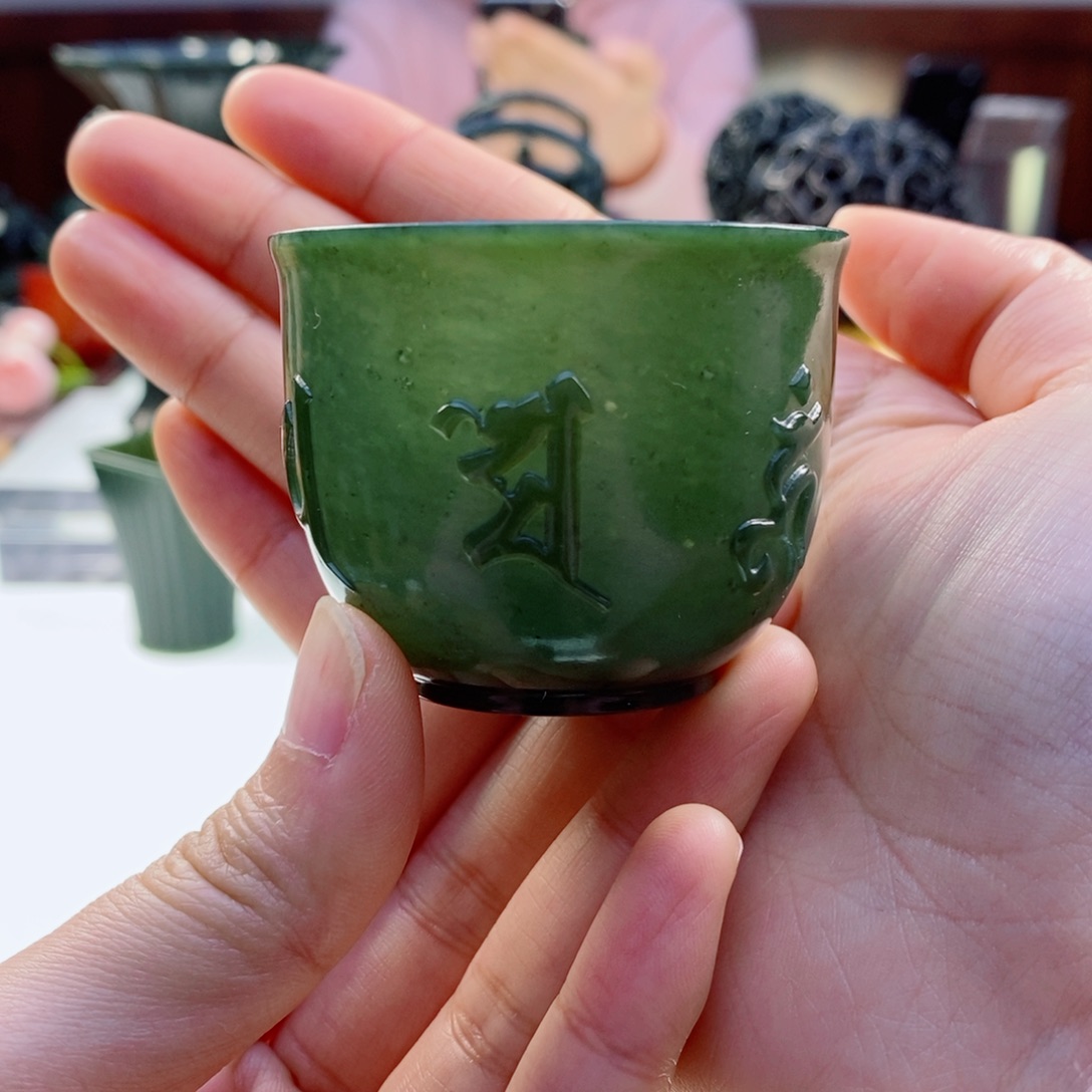 和田玉（青玉）摆件未镶嵌