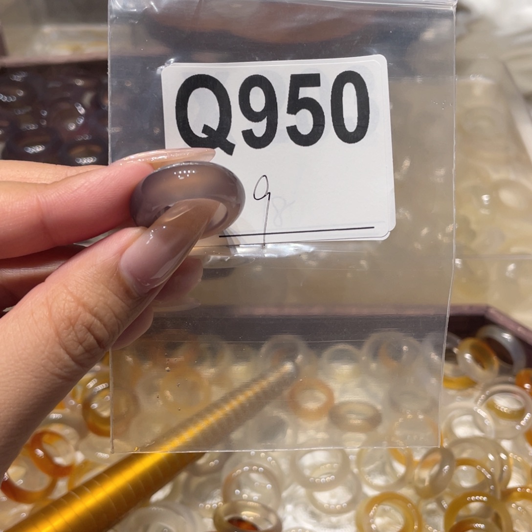玛瑙/玉髓未镶嵌戒指950