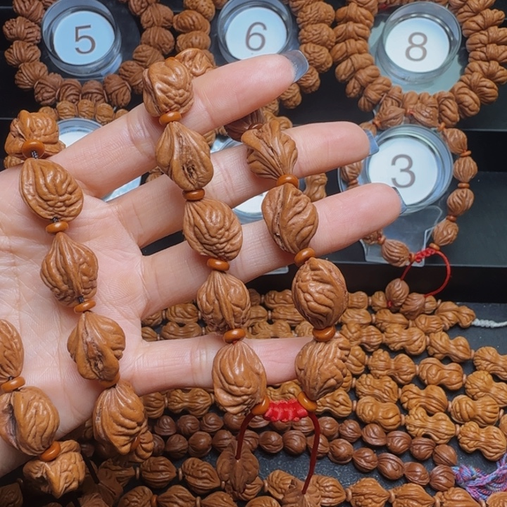 M***F桃核手串生命手串