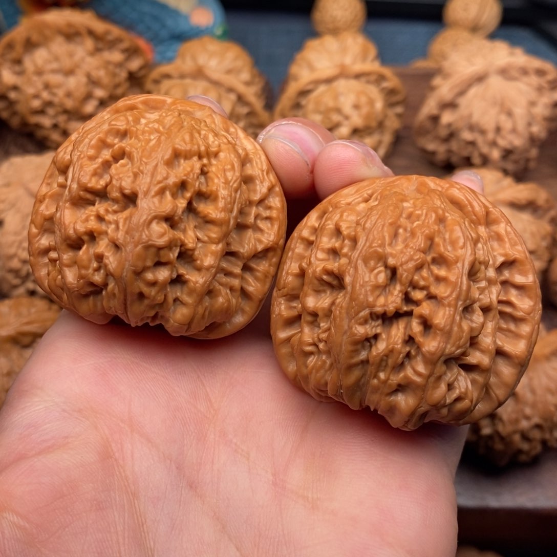 文玩核桃把件41精品大粗筋