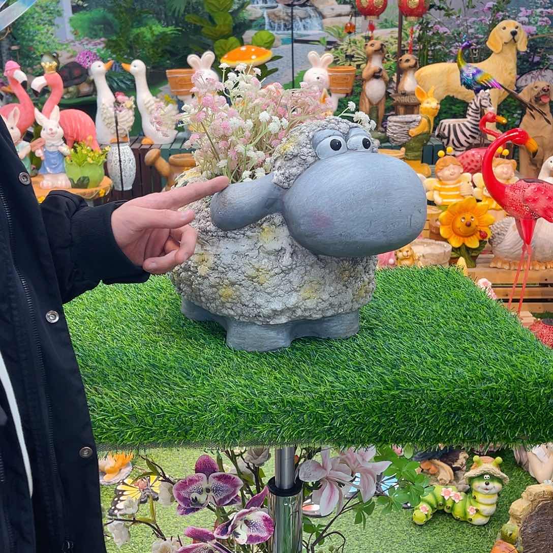 红陶花园庭院摆件