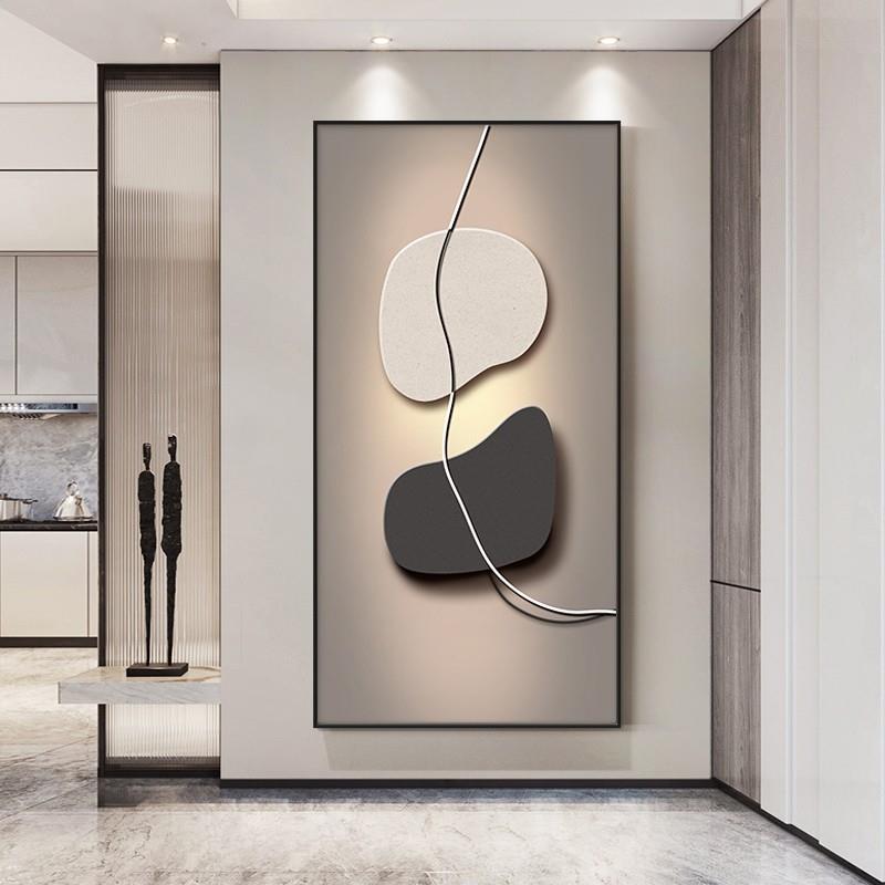 【时间物语入户玄关装饰画】现代轻奢走廊过道壁画抽象画客厅挂画