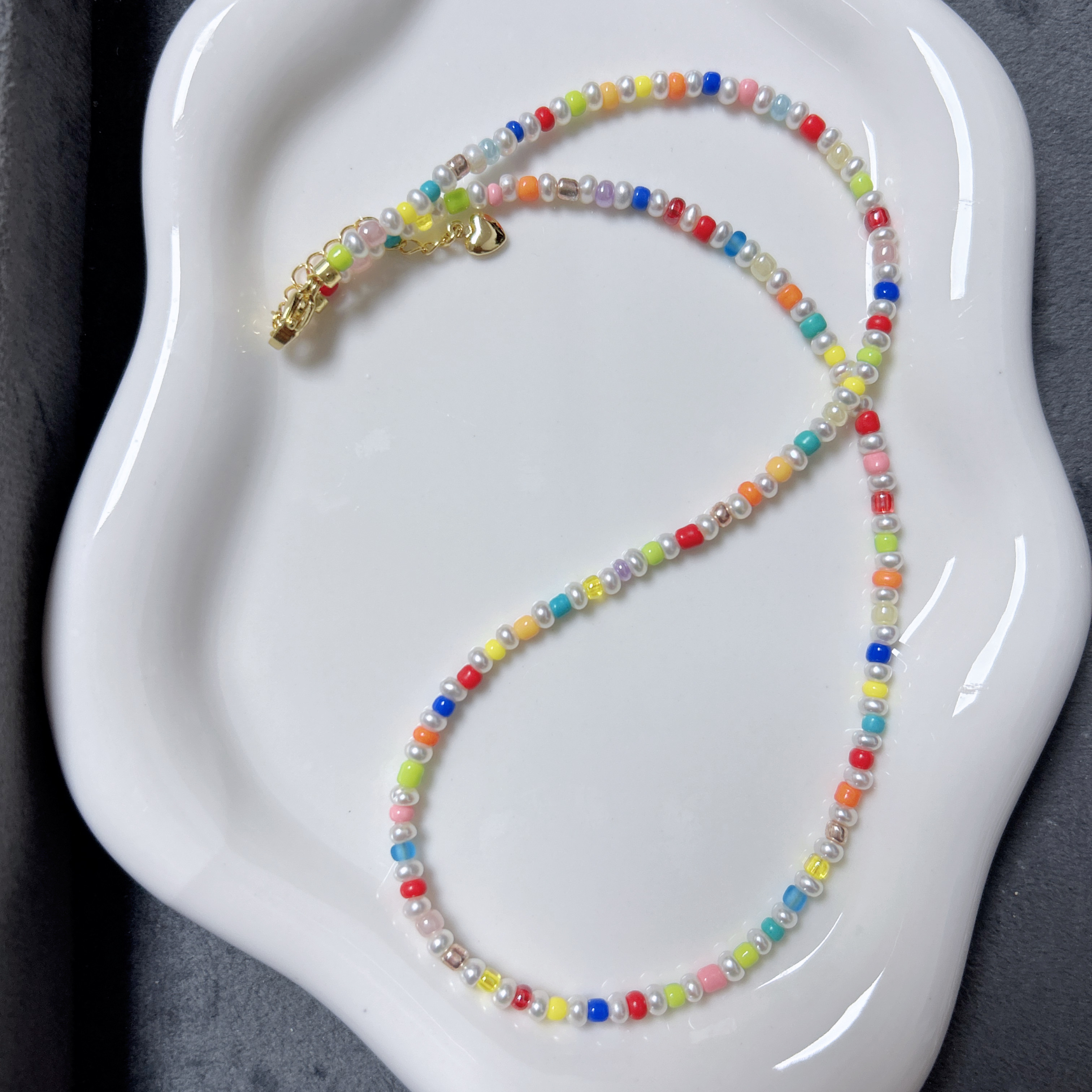 非金属陶瓷项链 彩色不掉色项链