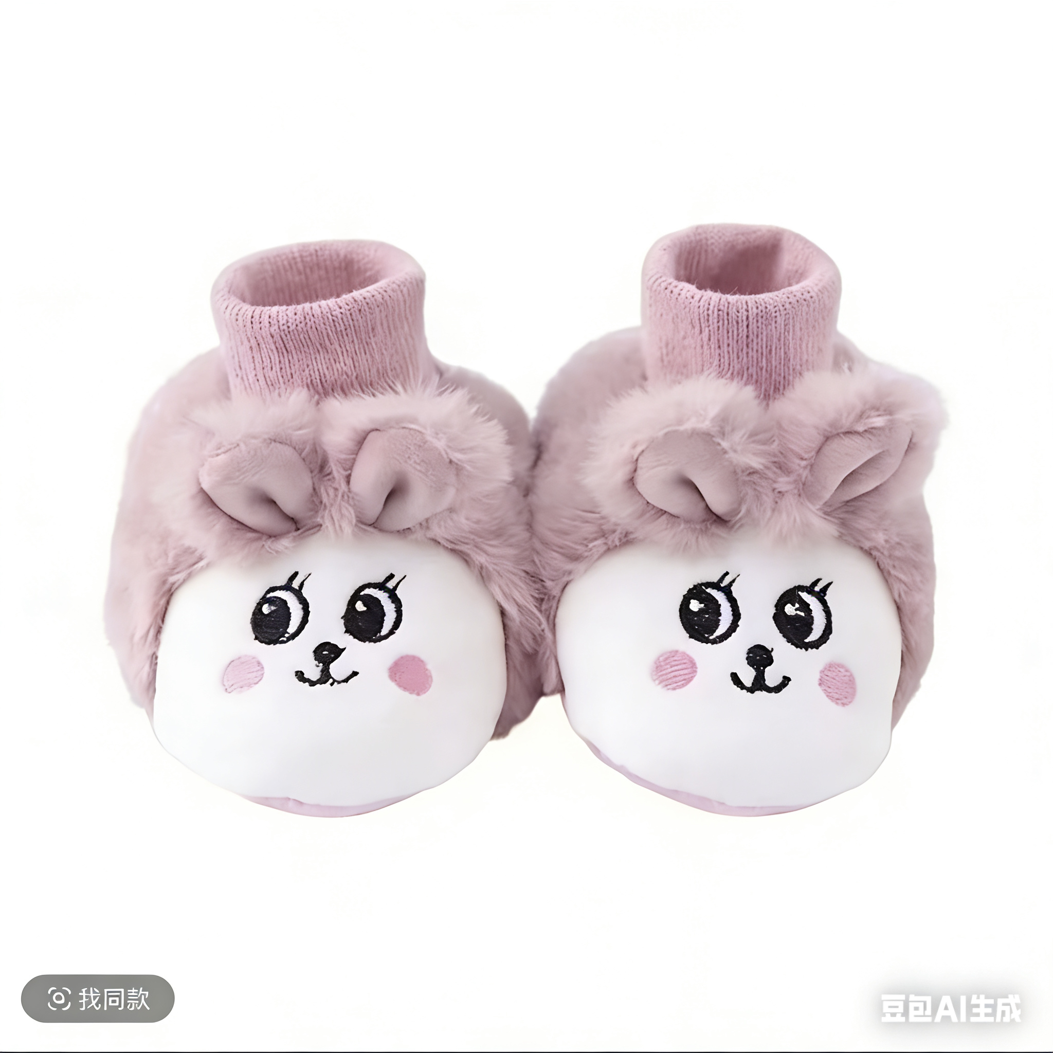 冬季新款加厚羊羔绒婴儿鞋袜新生儿防滑学步鞋防掉婴儿地板袜