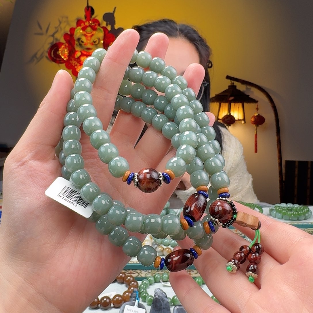 和田玉手串未镶嵌