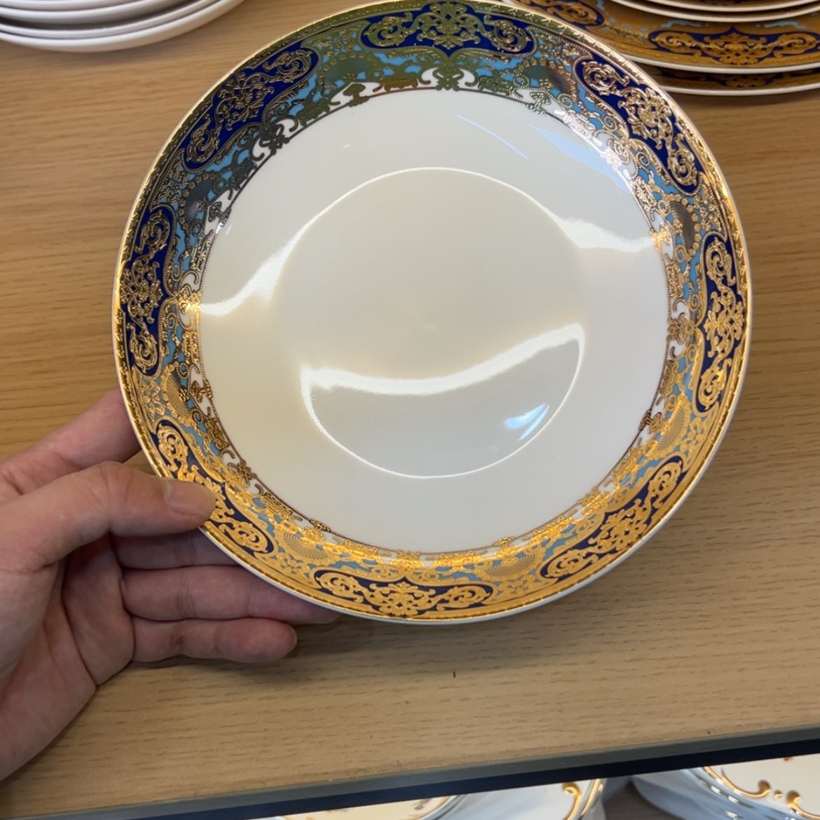 【闪购商品】瓷片8寸深菜盘两个一单福利价