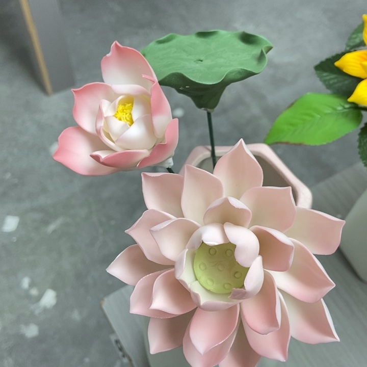 陶瓷手工制作陶瓷花