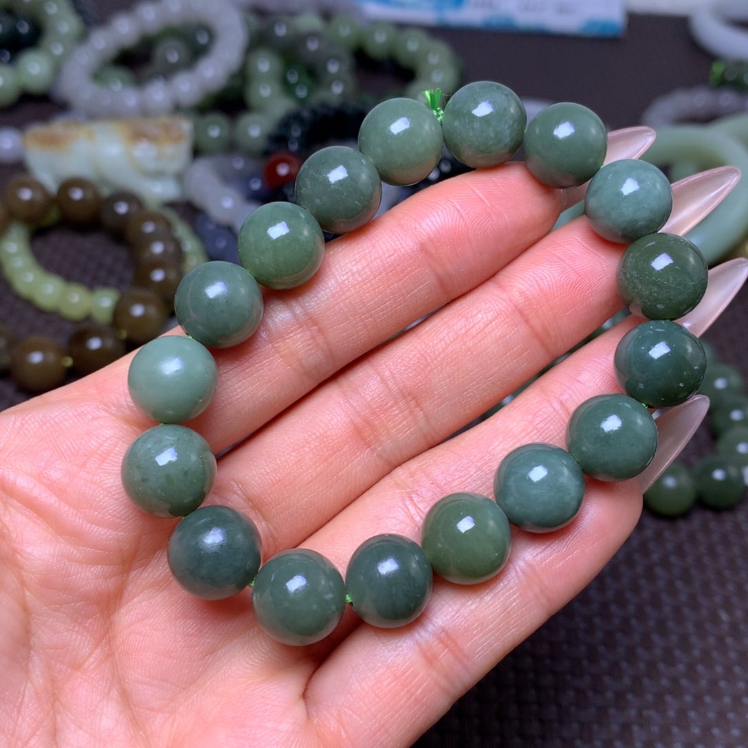 未镶嵌手串和田玉卡12