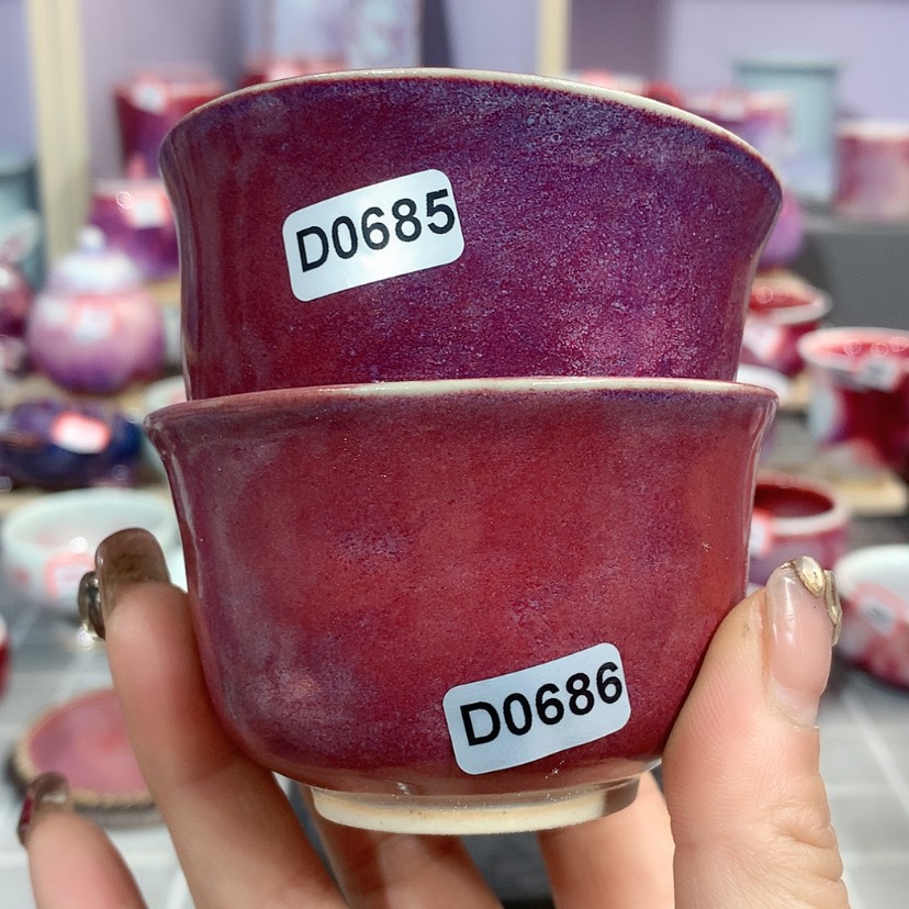 【闪购商品】钧瓷主人杯摆件工艺品