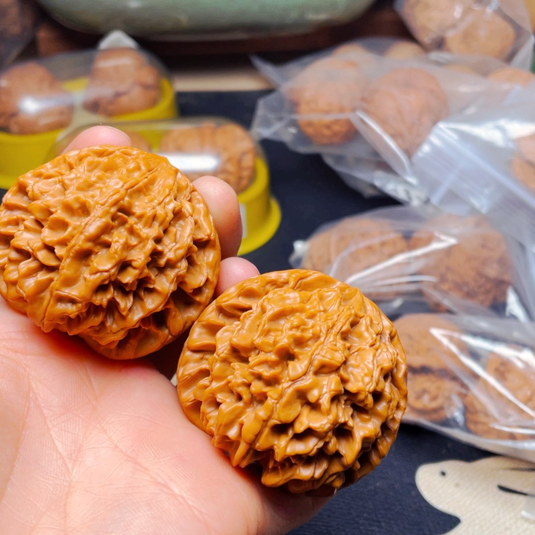 吊坠文玩核桃老鼠一对