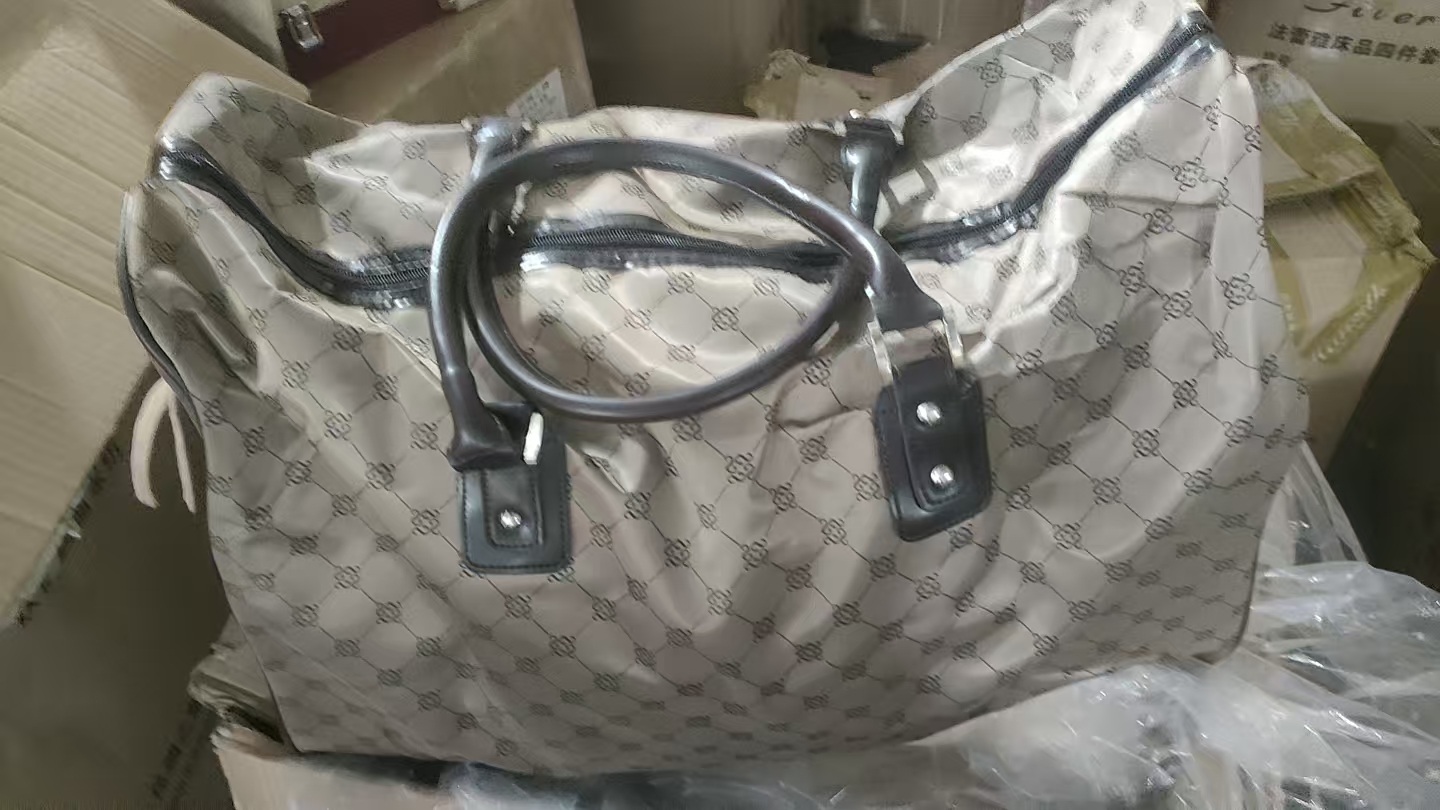 咖色牛津布双防水搬家收纳袋发1个口袋可能发黄