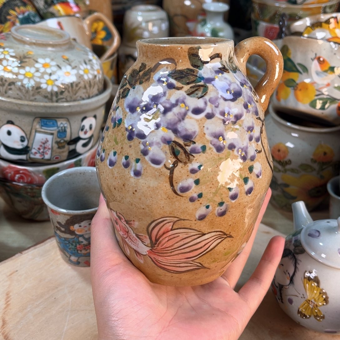 景德镇手工手绘杯