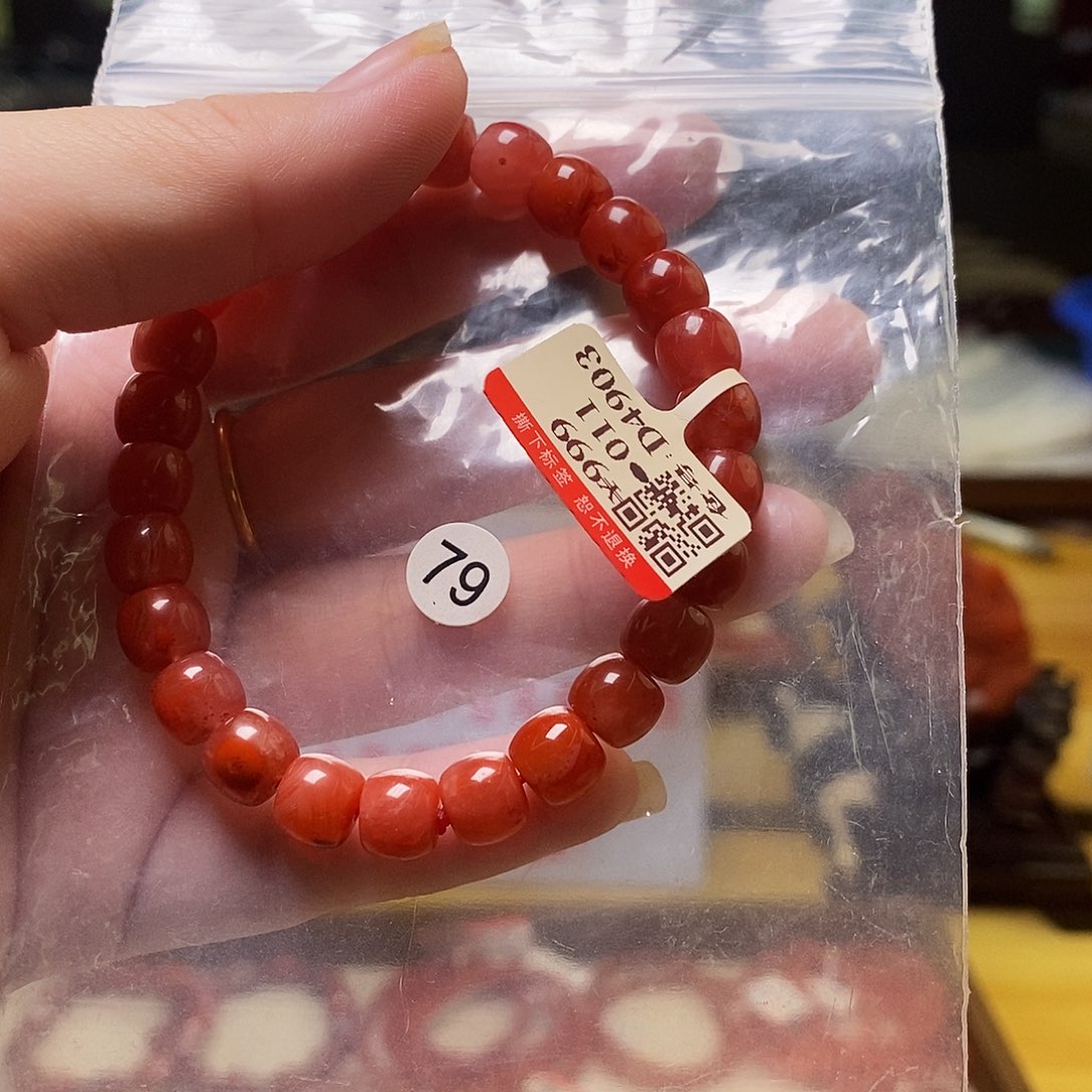 南红玛瑙未镶嵌手链