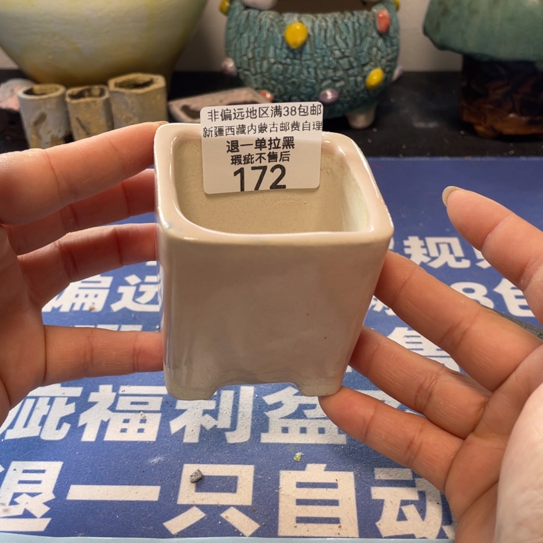 微瑕陶艺多肉花盆172
