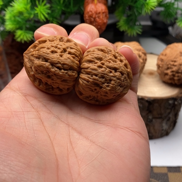 把件文玩核桃42全品平底锅