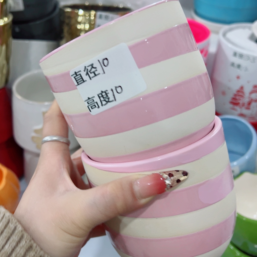 有孔，陶瓷花盆满10米包邮发货